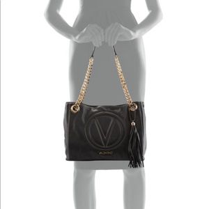 Black Leather Valentino shoulder bag
